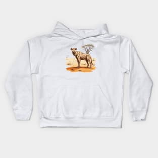 Spotted Hyena Kids Hoodie